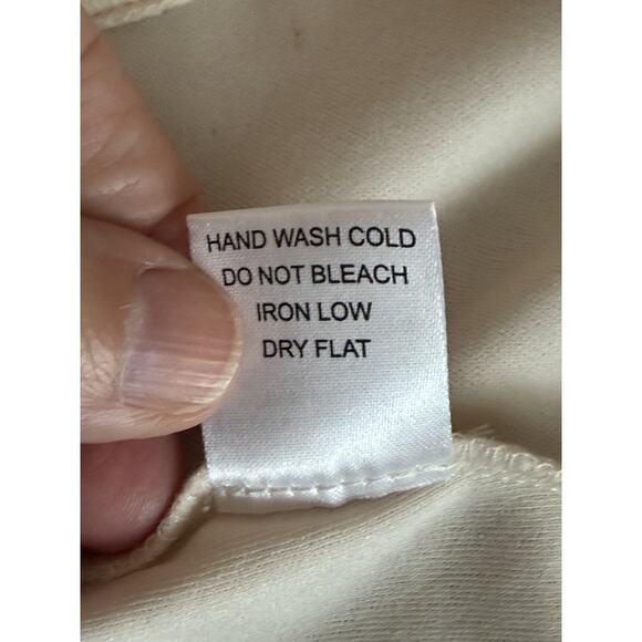 Iris Y2K Coquette Crop Top Womens Size L Ruffled Pointelle Milkmaid Romantic - Picture 6 of 8